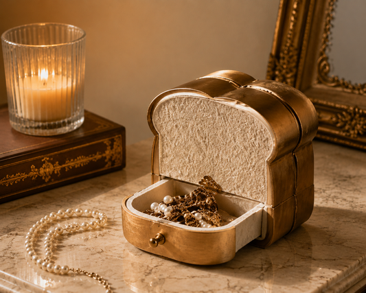 Blotteray Vintage Treasure Chest Sculptural Jewelry Box