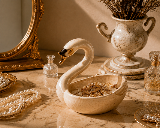 Blotteray Swan Lake Sculptural Jewelry Box