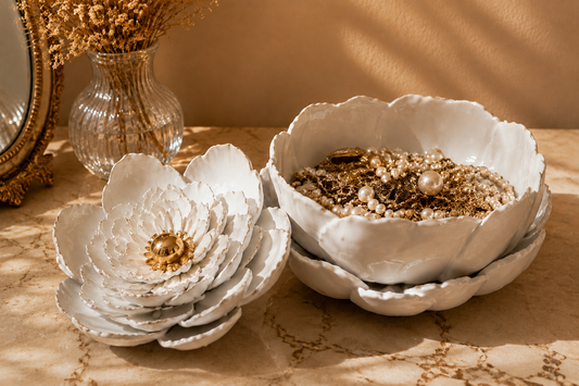 Blotteray  Lotus Bloom Sculptural Jewelry Box