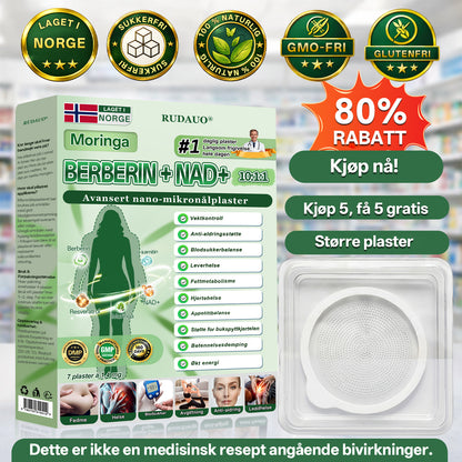 RUDAUO® Oppgradert stor-deknings 10-i-1 nano mikronålplaster (Synlige resultater på 7 dager)